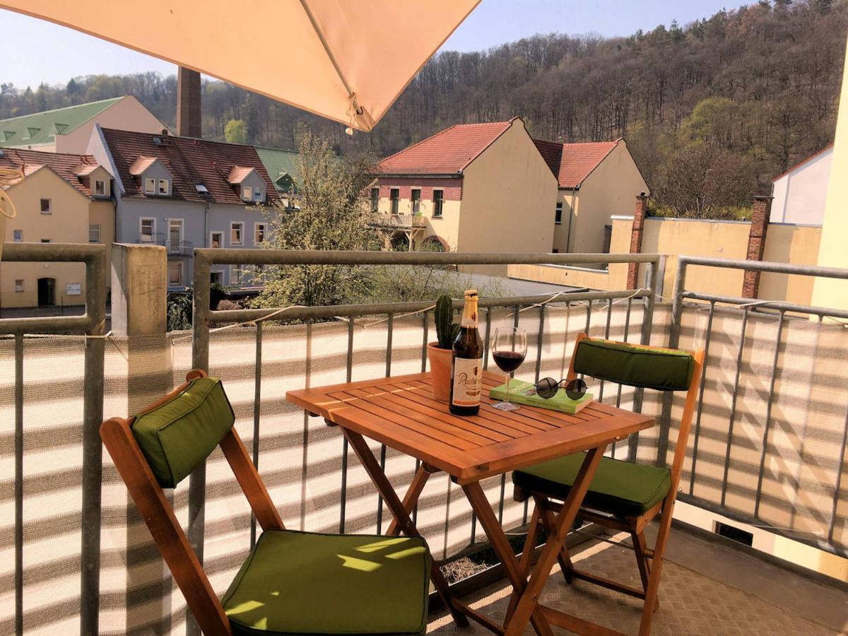 Ferienwohnung Kurzmalweg -Balkon- Meißen Zewnętrze zdjęcie